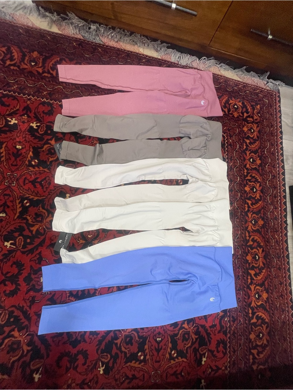 Champion Women's Light Blue High-Rise Leggings